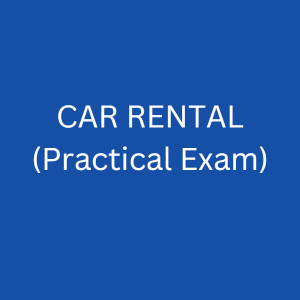 CAR RENTAL (Practical Exam)